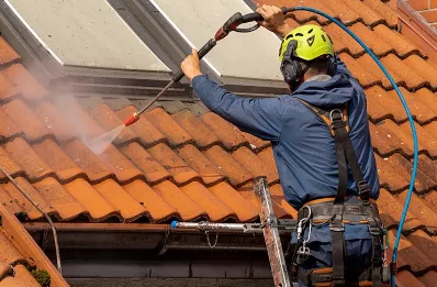 Démoussage et hydrofuge de toiture à Urgons